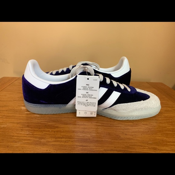 adidas samba blue suede size 9
